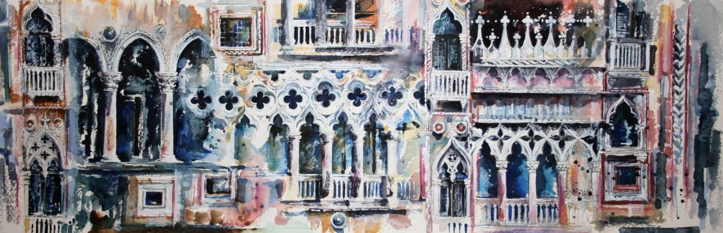 composite of Venetian windows